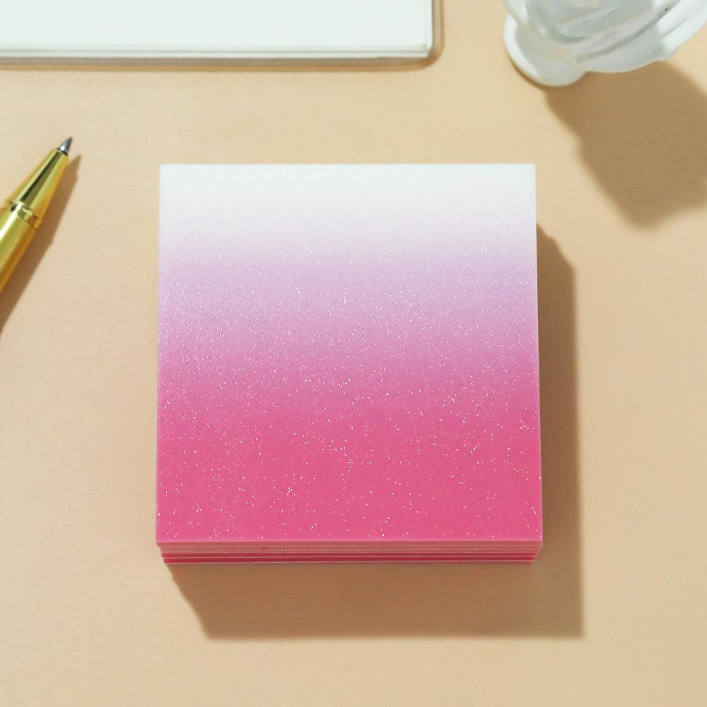 50 fogli Notes adesive per studenti PET traslucido Post-it Blocchetti notes Posit per cancelleria scolastica Adesivi per ufficio