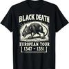 Black Death European Tour Plague Rat Medieval History T-Shirt