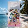 S-SailorES M-MoonS PINK GIRL HEART Towel Quick Drying Beach Towels Are Suitable For Swimming Pools Camping Yoga And The Gym