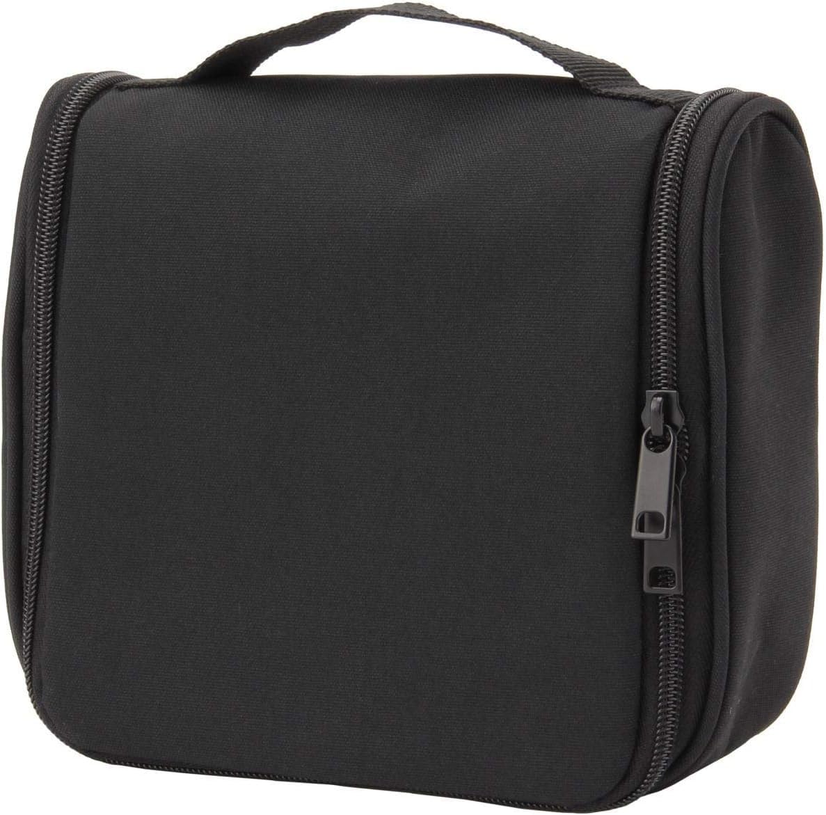 

MUJI Polyester Hanging Toiletry 16 x 19 x 6 44904473 Case, Black, Approx. cm, чёрный