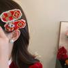 Hair Clip Chinese Yuanbao Horse Hairpin Hanfu New Year Red Hairpin  Horse New Year Gift