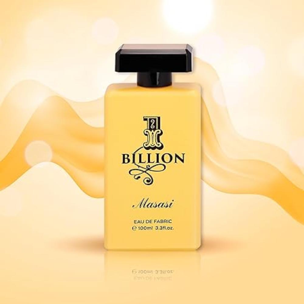 MASASI 1 Billion Eau De Fabric Perfume for Spicy Fragrance Long Lasting (UNISEX) - 100 ML