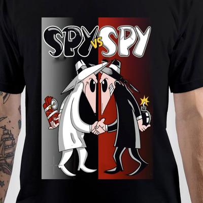 Spy vs Spy Geschenk Für Fans Baumwolle Schwarz Alle Größen Unisex Shirt UR038 Unisex T-Shirt