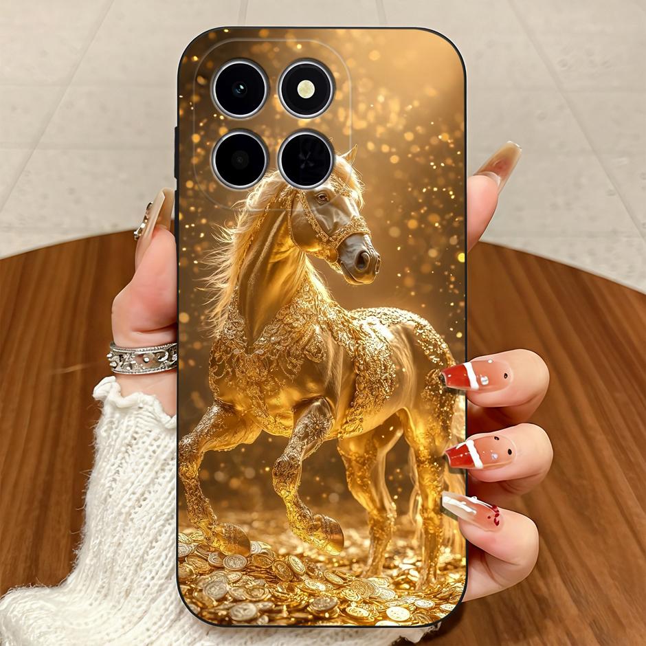 For Honor X6C X6B X6D X7D X7C Case Brilliant Flower Vintage Dyeing Anti-drop Simplicity Matte Shell For HonorX6C honorx7d Bumper