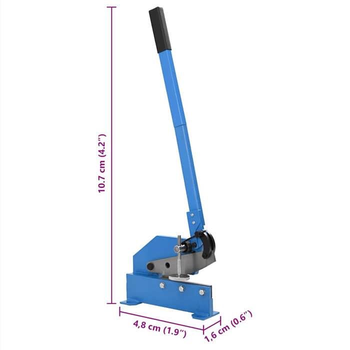 VidaXL Lever Shears 200 Mm Blue 142753