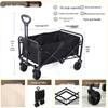 ZISIZ Foldable Outdoor Camping & Picnic Cart