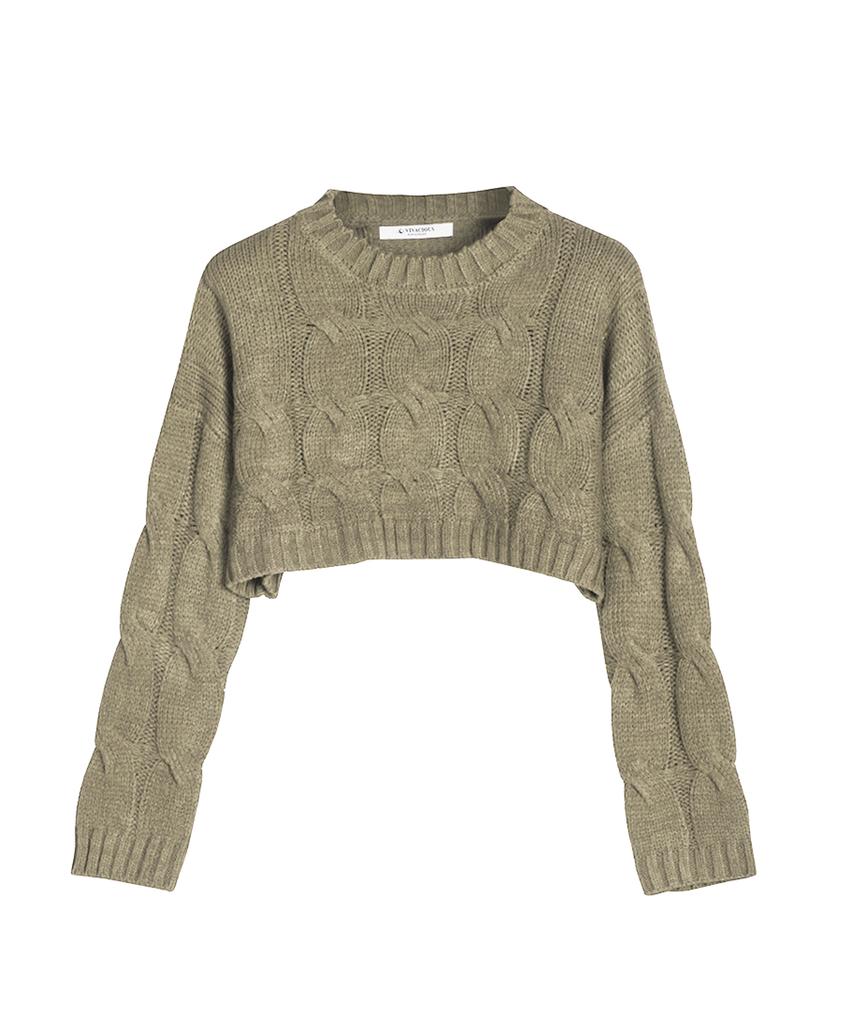 AVANDRESS Twisted Cropped Knit - 6Col