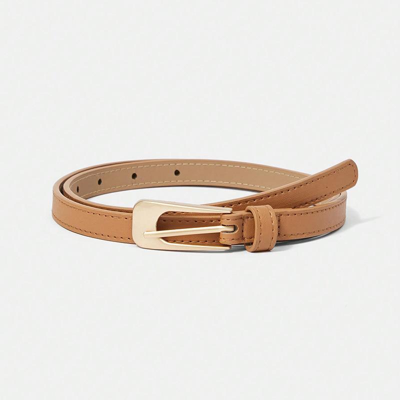 

Women s Versatile Casual and Daily Matching Belt Clothing Accessories PU Clothing with Women s Thin Belt
