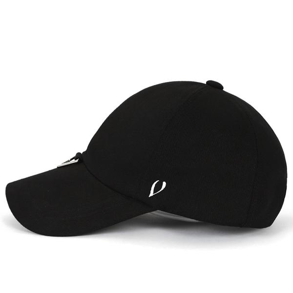 VIBRATE Black Line - Triangle Visor Ball Cap (Black)