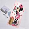 1pc Minnie12 Beach Towel with Custom Name, Beach/Swimming/Bath/Picnic/Camping Towel, Suitable for Seaside Beaches