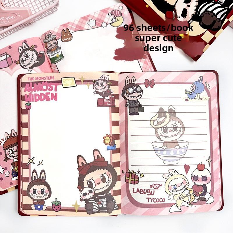 Color Page Notebook Trendy Cool Hard Shell Book Student Full Color Picture Book Horizontal Line Book