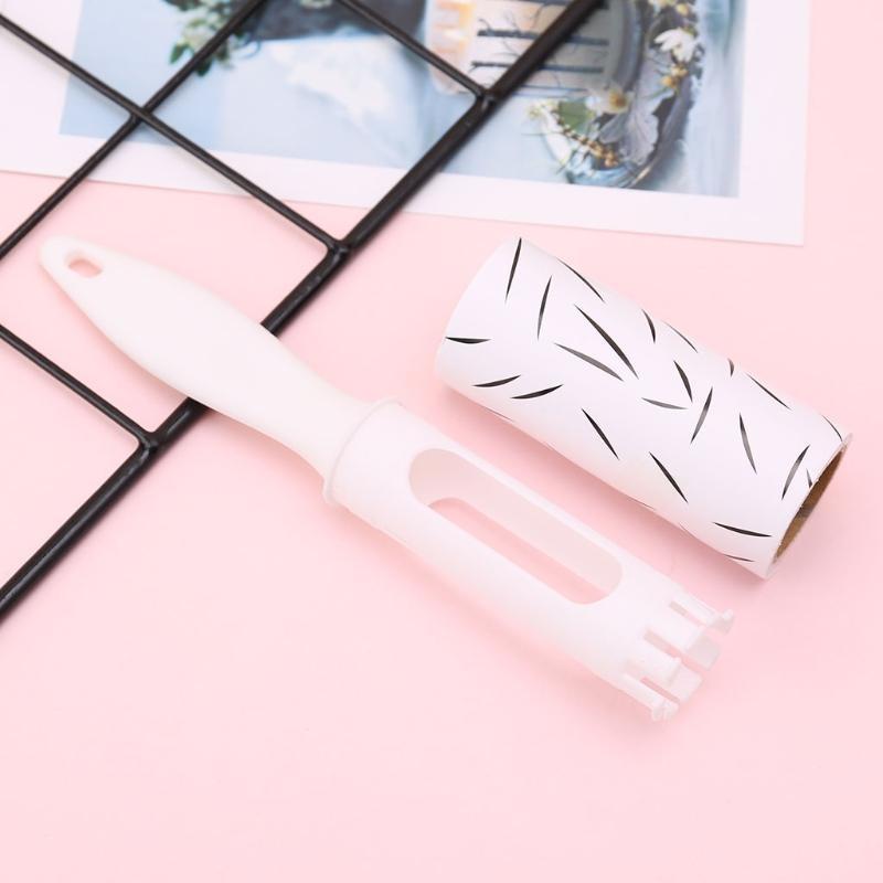 Reusable Clothes Coat Sticky Lint Roller Dog Pet Hair Remover Cleaning Device