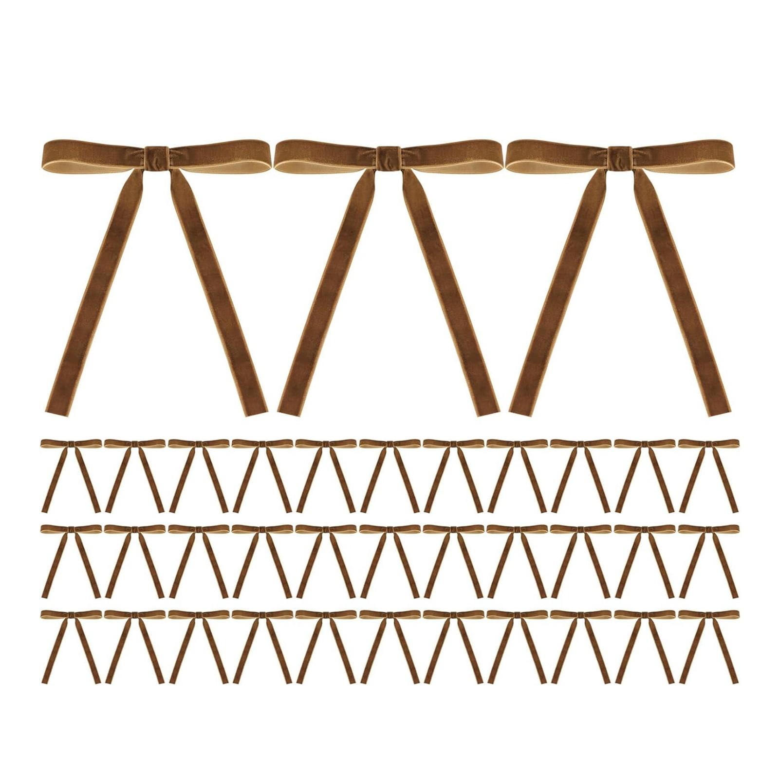 

Бархатные рождественские украшения банты для рождественской елки 36 шт рождественские украшения украшения для дома в помещении красный