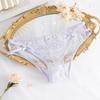 Damen Sommer Reines Verlangen Sexy Spitze Dünner Gürtel in Niedriger Taille Ohne Spuren Slip