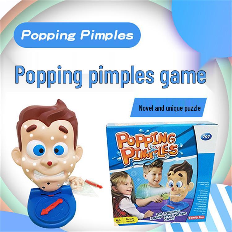 

Игра-пранк «Выдави прыщ», водяной спрей: Игрушка для снятия стресса, интерактивная для родителей и детей