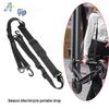 Sangle d'épaule multifonctionnelle pour vélo d'enfant – Poussée et attache portables pour poussettes et vélos