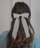 Merrymotive Pearly Check Ribbon Hairpin (2Color)