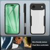 For iPhone Air Case Acrylic + TPU Clear Phone Cover with PET Screen Film