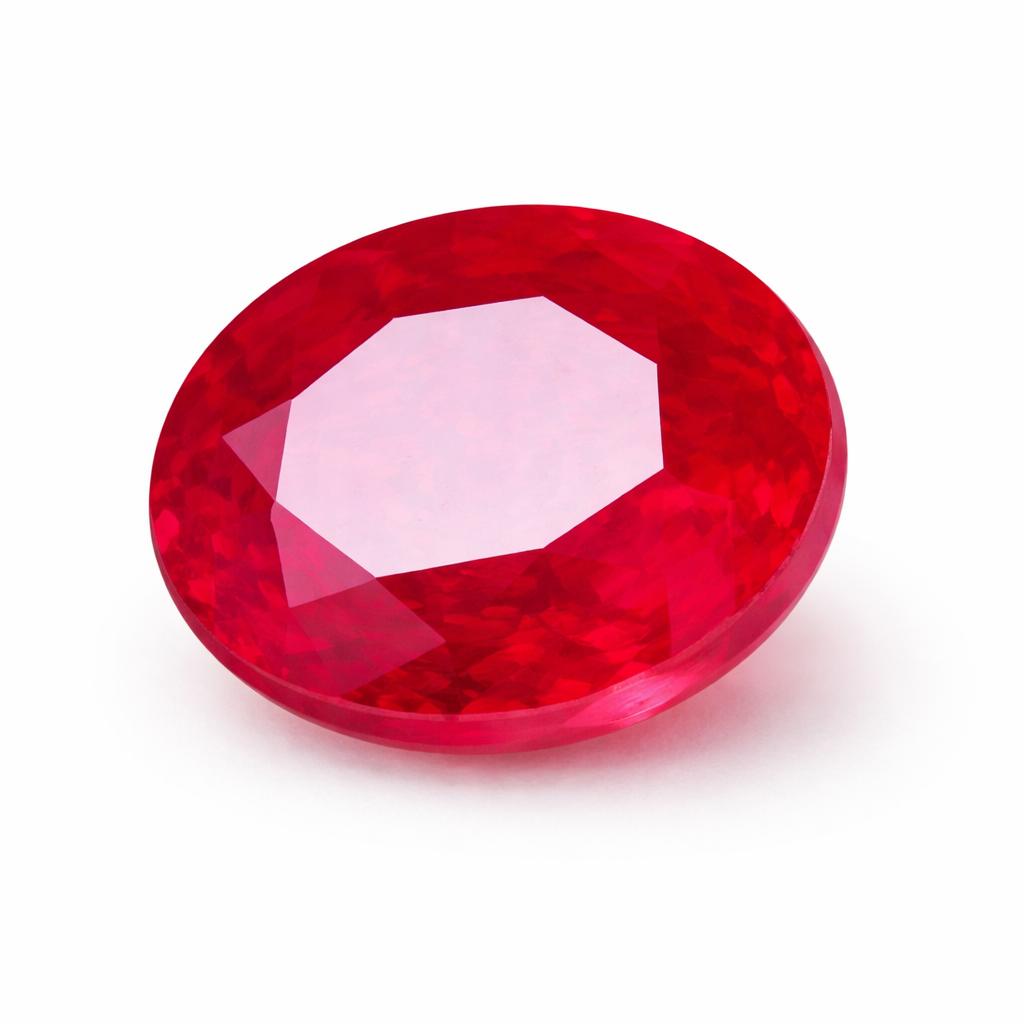 Natural Red Ruby Loose Gemstone 8.35 ct Oval Shape for Jewelry Making and Gem Collections