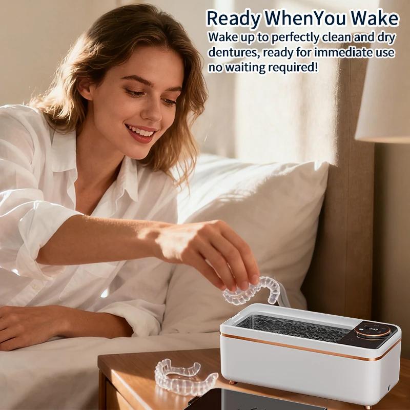 Xiaomi Xiaomi Ultrasonic 55KHz Cleaning Machine for Glasses Dentures Jewelry Makeup Brushes, Deep Cleaning Appliance for Home Use