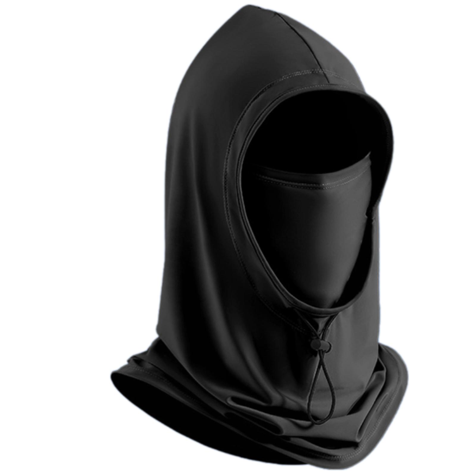 

Men s Full Coverage Balaclava Sun Shield Headwear with Removable Neck Guard in Lightweight Ice Silk for Summer F