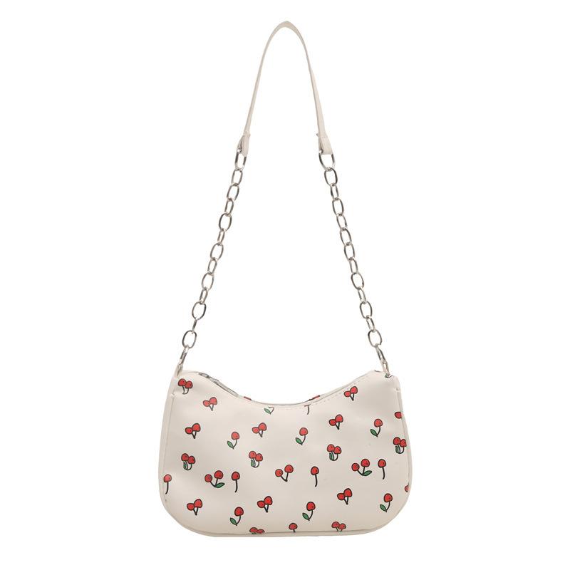 * Product title, casual bag women's 2025 new cute little flower shoulder bag, Korean version of foreign style underarm bag retro