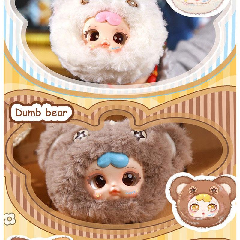 Dudu Cute Pet Series Plush Blind Box Figures Mystery Box Plush Bag Charm Toys