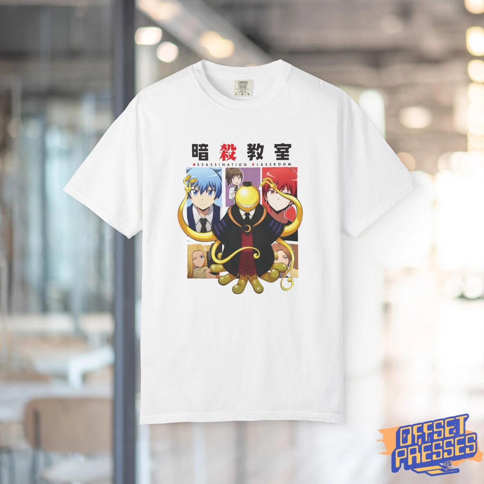 Футболка с принтом Аниме Класс Убийства Ко́ро-сенсей 4XL