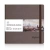 LIGHTWISH Square Watercolor Medium Grain Watercolor 190 X 20 Sheets for and Acrylics Journal, 100% Cotton, Paper, Sketchbook, 190mm, (300gsm),