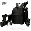 Outdoor Waterproof Large-Capacity DSLR Photography Backpack with Layered Storage