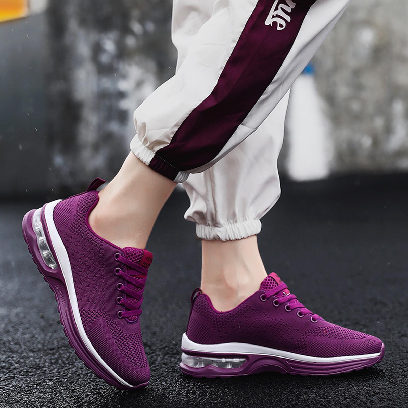 

Унисекс модные и дышащие кроссовки повседневная обувь с сеткой 42 фиолетовый