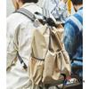 RAWROW String Rucksack Beige Daily Unisex Travel Backpack for Students, Laptop Bag for Professionals