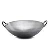 Handmade Cast Iron Double-Handle Wok
