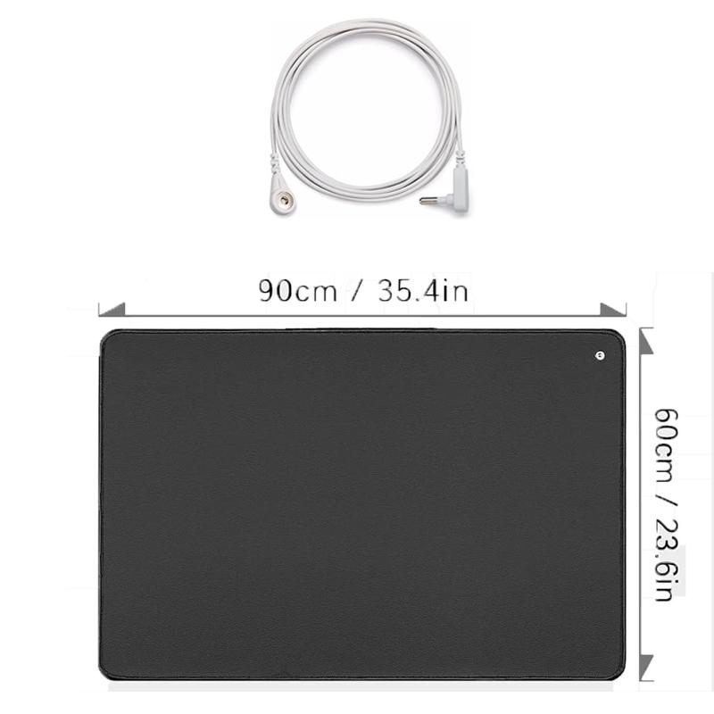 

35,4x23,6 дюйма Заземляющий коврик Коврик для сна Воссоединение с Землей Восстановление Облегчение боли Терапия стоп Коврик для йоги для сна Помогает и способствует