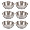 6 Piece Dipping Sauce Cups Set Bowl Portable Condiment Container for Kitchen Restaurant