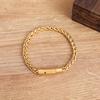 Herren Edelstahl Armband Gold Silber Farbe Kielkette Armband Trend Mode Schmuck Männlich Exquisites Geschenk