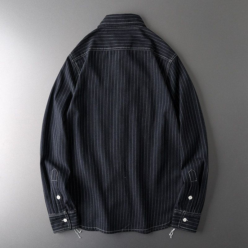 Heavy Retro Long-Sleeved Foreign Trade Export Order Tooling