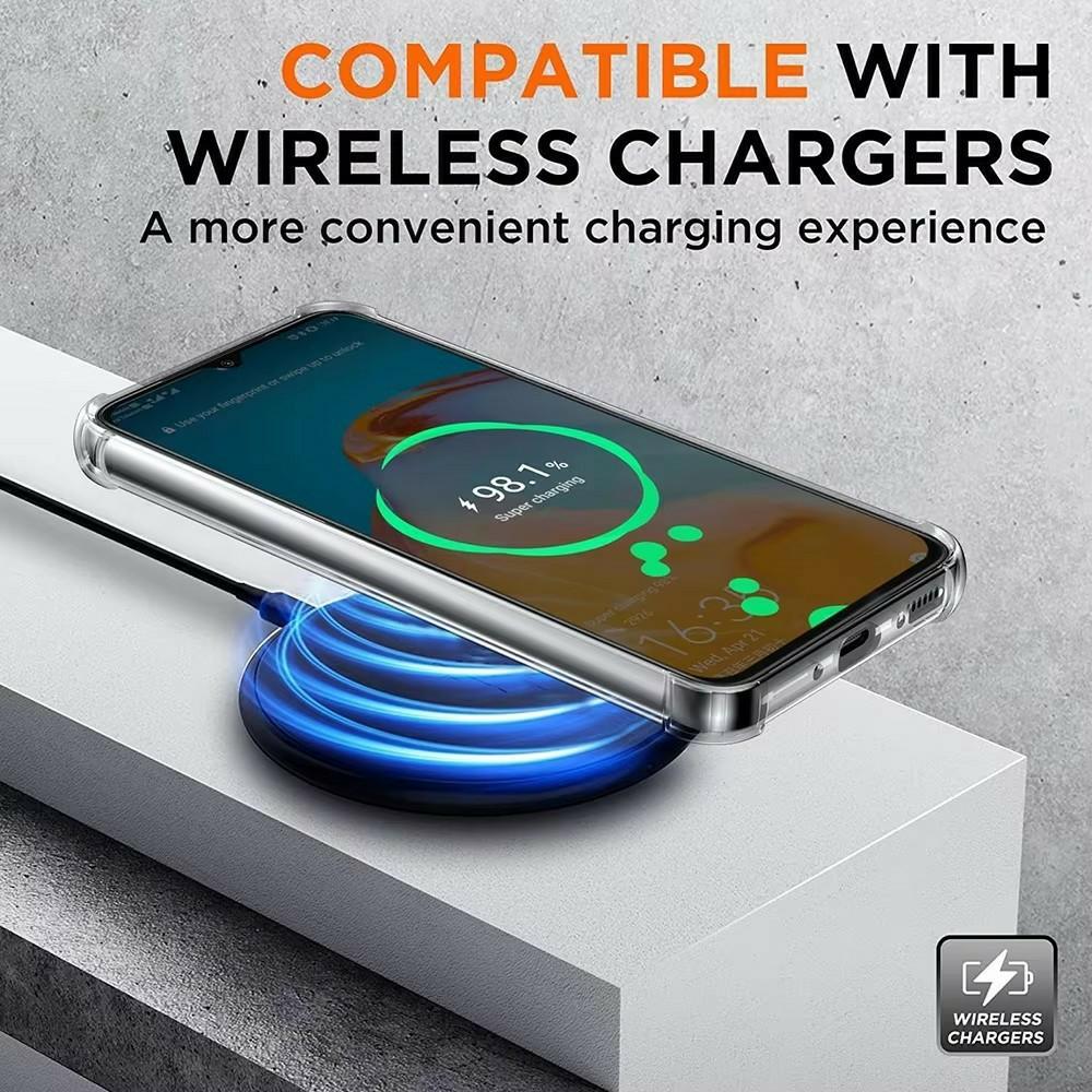 SHANWO For Motorola Edge 60 Fusion 5G TPU Clear Case 1.5mm Shockproof Mobile Phone Back Cover