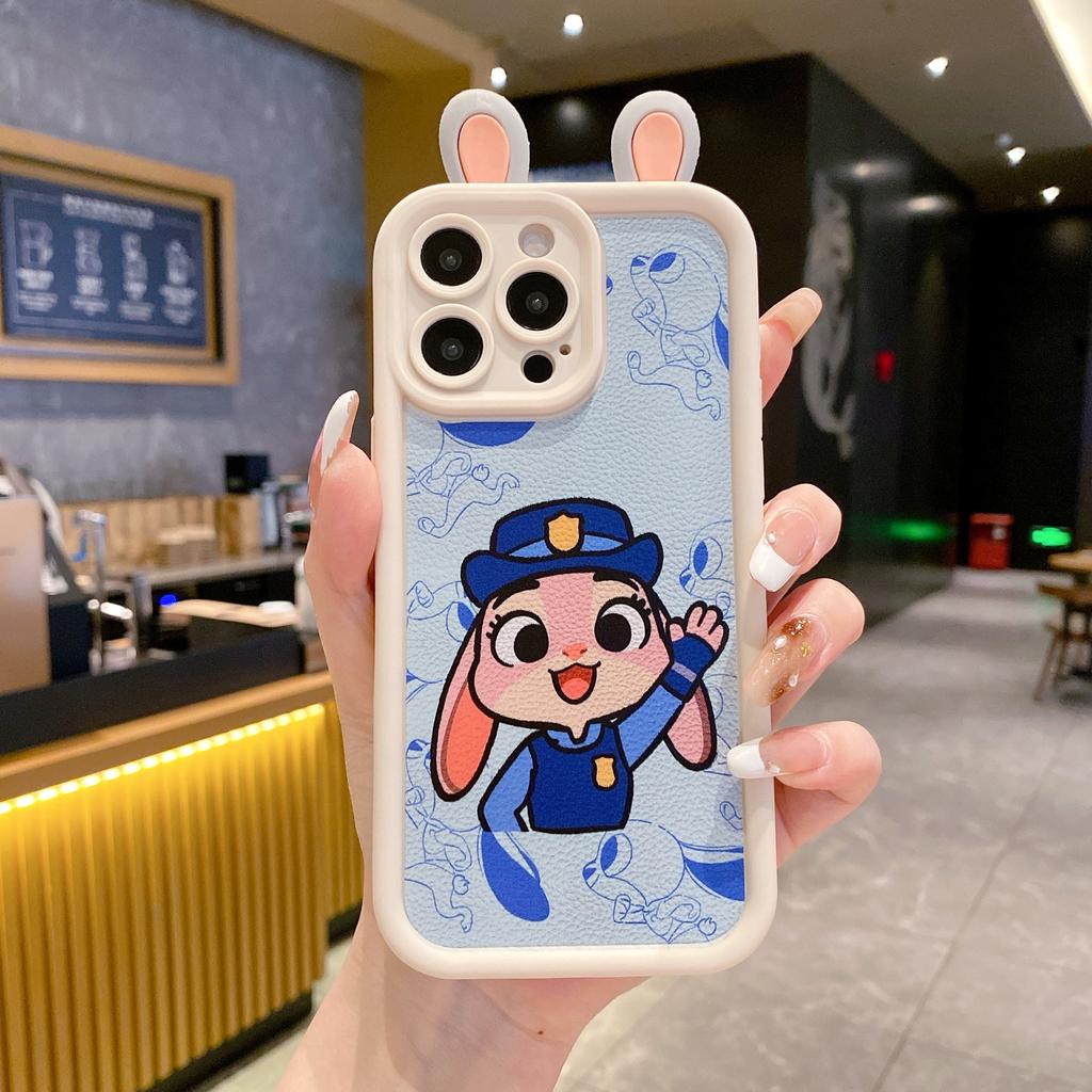 Zootopia for iPhone 17 case iPhone16Pro anime police officer Judy Nick cartoon case