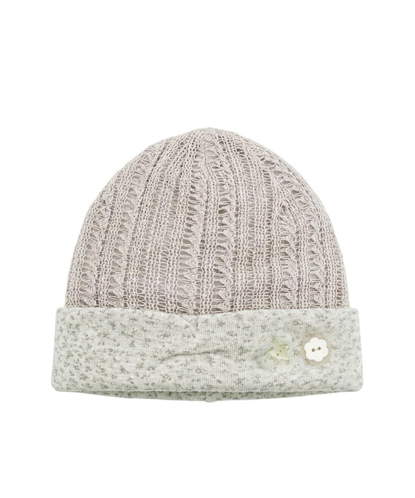 Mimdeowodeulobeu Summary Button Beanie_Light Olive
