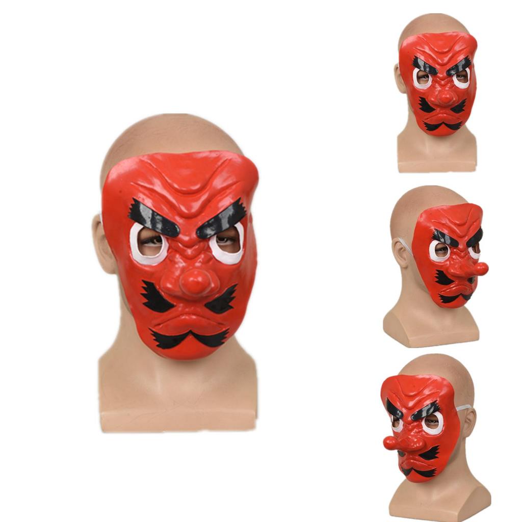 Demon Slayer Tengu Latexmaske Lustiges Kostüm-Requisit für Festivalfeiern und Veranstaltungen