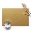 Simple Square Woven Imitation Linen Placemat Insulated Western Food Placemat PVC Anti-scalding and Waterproof Table Mat
