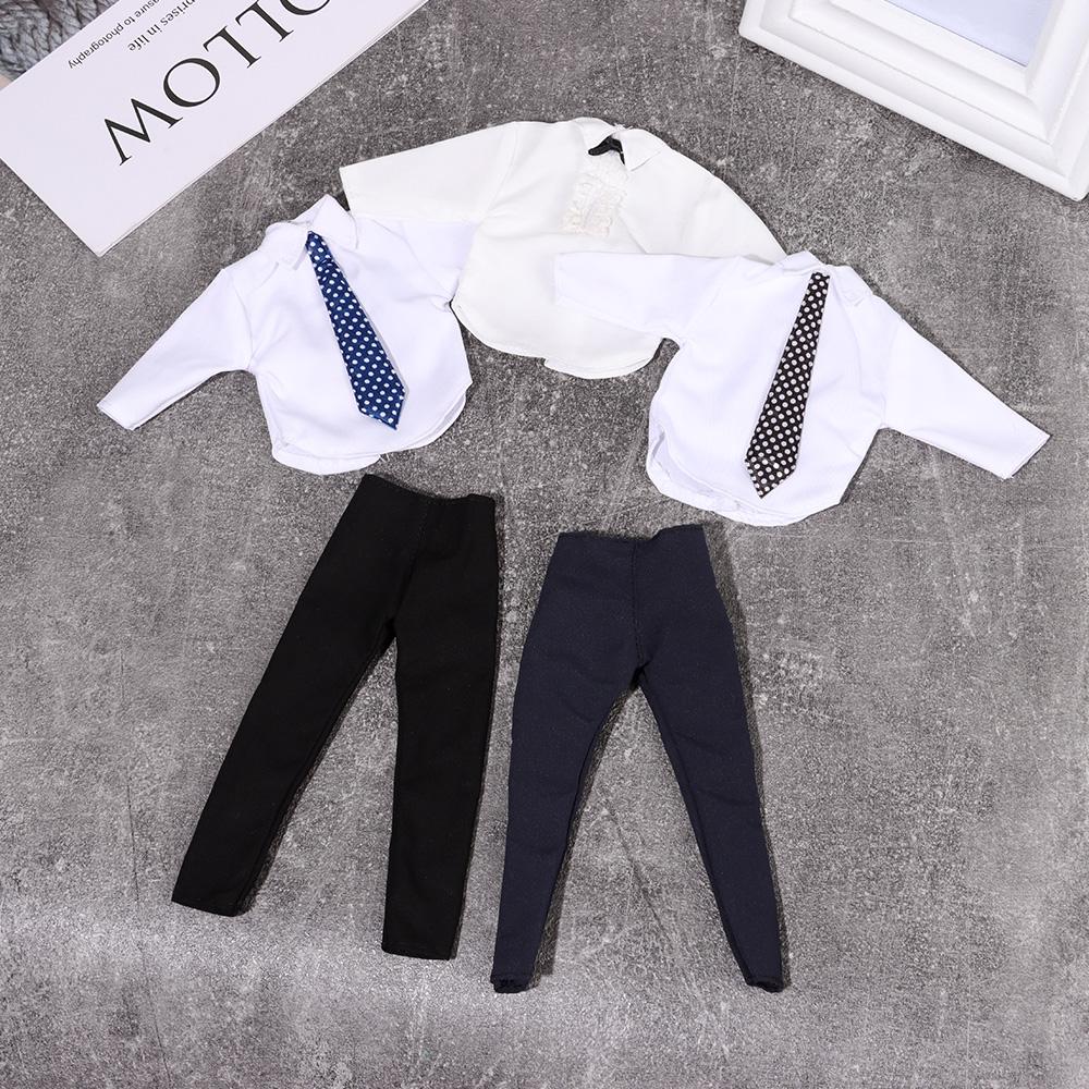 Accessories Wedding Party Suit Doll Pants Daily Wear 1/6 Doll Clothes Casual Suit Male Doll Shirt