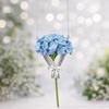 Elegant Wearable Flower Bouquet Clip Pendant Necklace for Women Trendy Romantic Gift for Mom Choker Party Jewelry Gifts