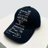 And Women Korean Style With Printed Pattern Letter Prints Vintage Baseball Caps Sun Protection Hand-Drawn All-Match Personalized Peaked Hats Casual