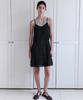 ANDNEEDS Bowen Pleats Dress (Black)