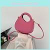 Trendy Minimalist Shoulder Bag Elegant Small Round Crossbody Bag For Everyday Use