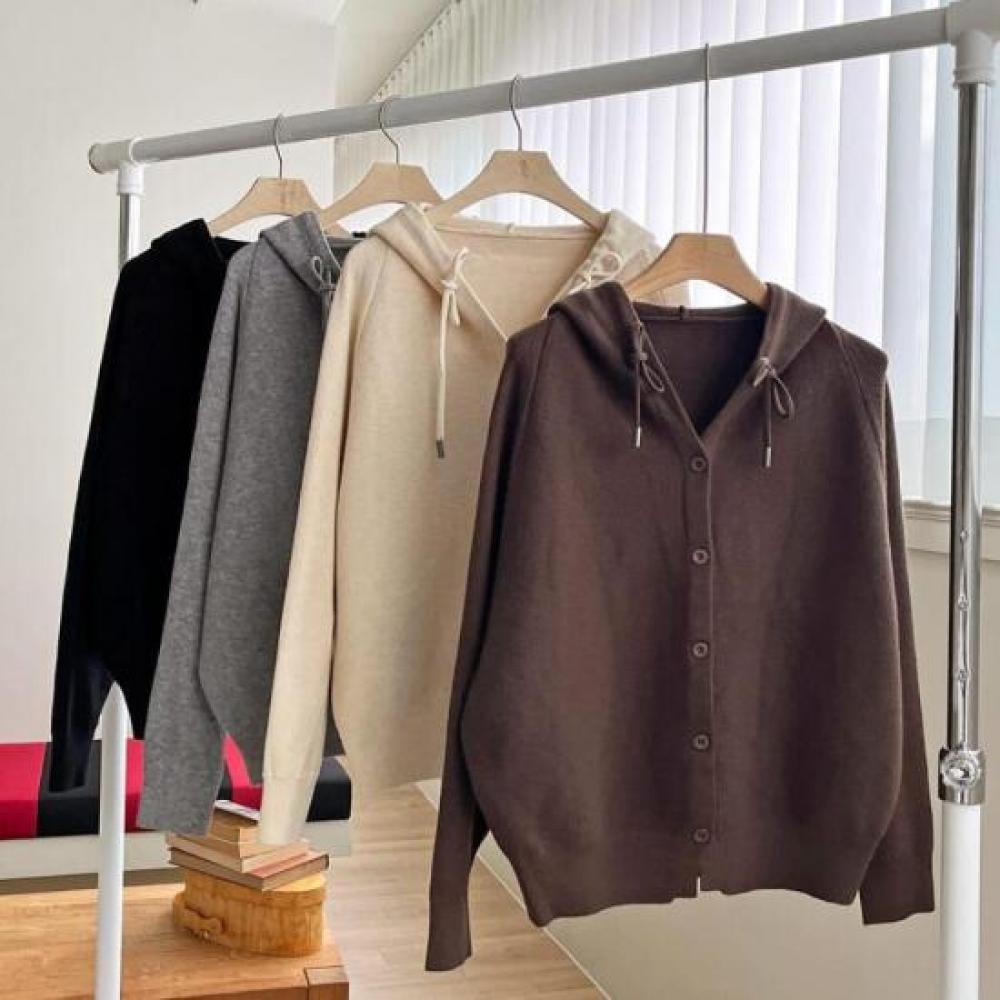 New ArriVals Open Run Women V Neck Button Hoodie Long sleeVe Cardigan
