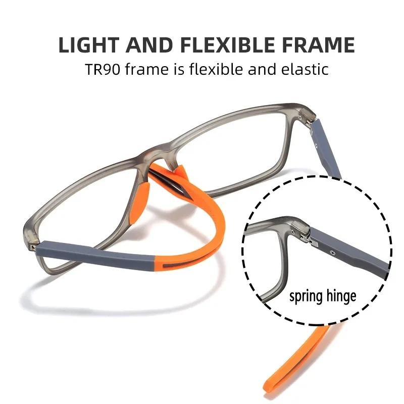 TR90 Ultralight Multifocal Reading Glasses Anti Blue Light Sports Presbyopia Eyeglasses Men Women Progressive Near Far Eyewear