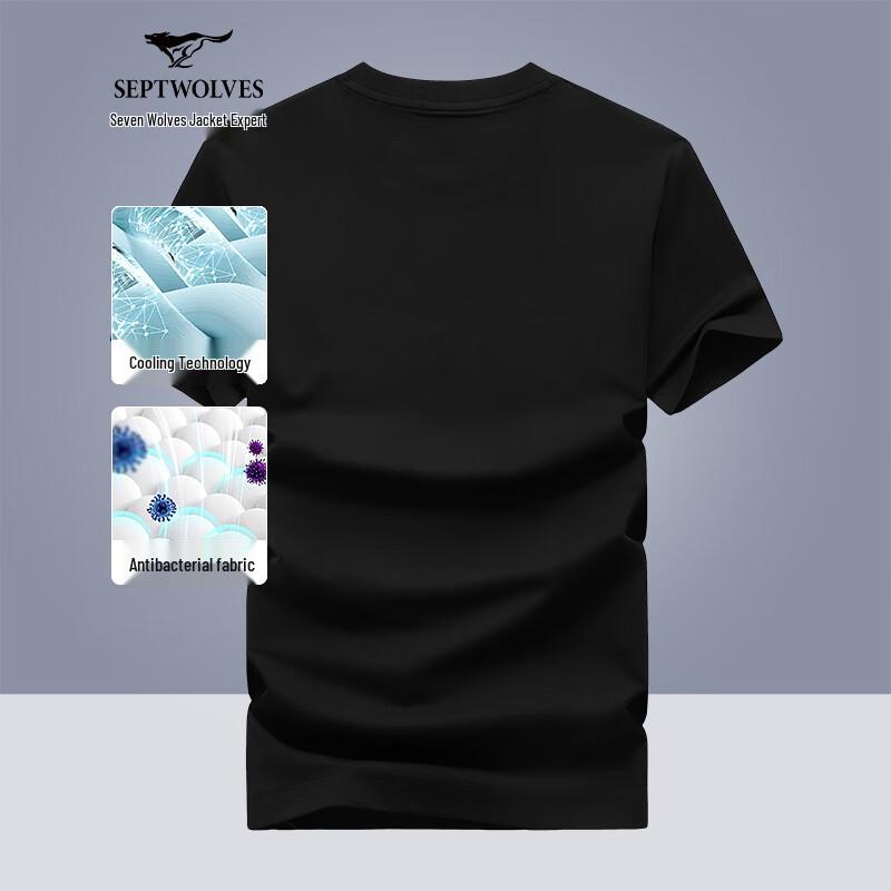 Septwolves Men s Short Sleeve T-Shirt L